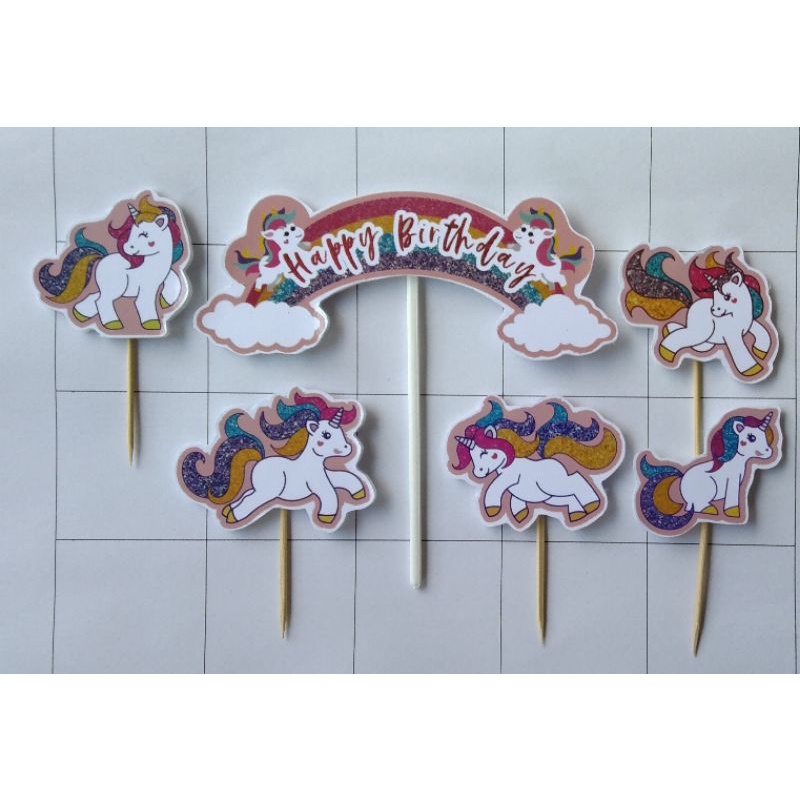 TOPPER CAKE UNICORN