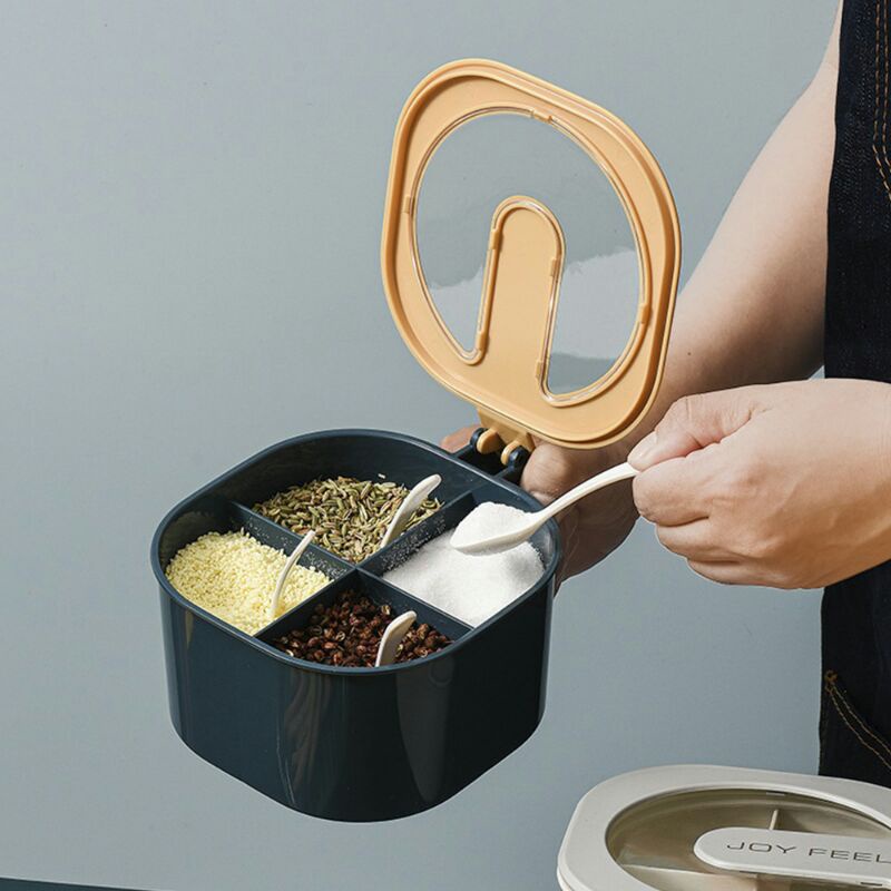 Tempat bumbu 4 sekat / tempat bumbu plastik