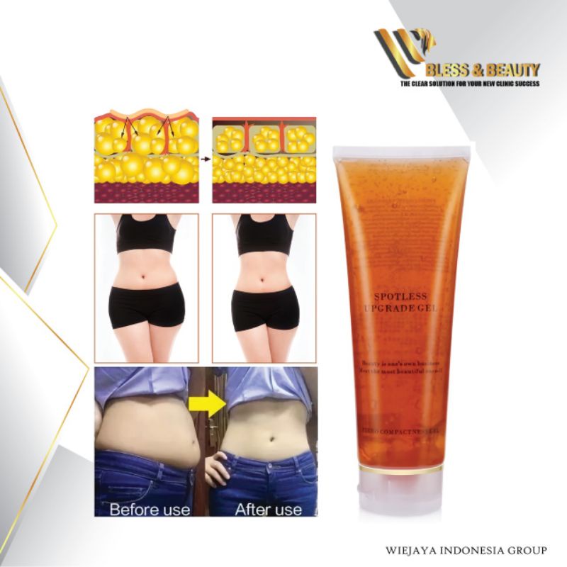 Gel Slimming RF Anti Selulit Spotless Penghilang Lemak Ultrasonic RF 300ml