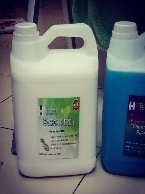 READY STOCK 5 LITER DIRIGENT KARBOL SEREH SEREI SERAI | PINUS CEMARA WIPOT ANTI BACTERI BAKTERI