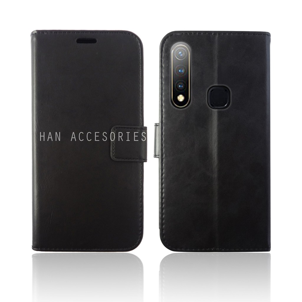 VIVO Y12/Y15/Y17/Y19 Original Fashion Selular Flip Leather Case - Flip Cover