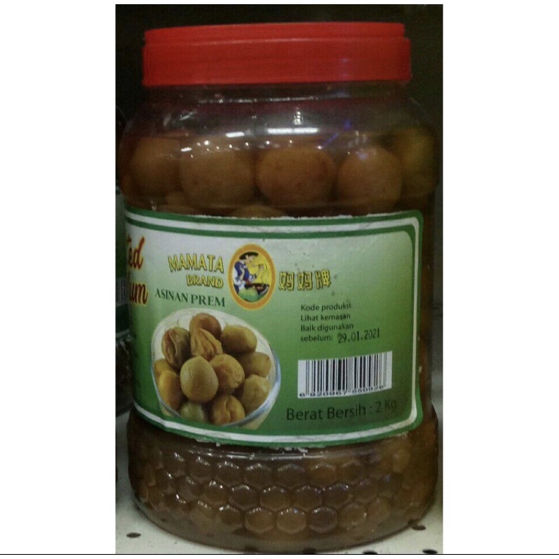 

Mamata Salted Plum 2Kg / Mamata Asina Prem