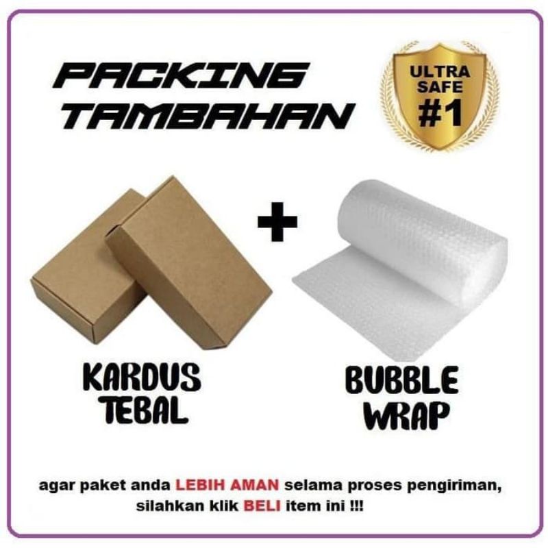 TAMBAHAN PACKING KARDUS + BUBBLE WARP