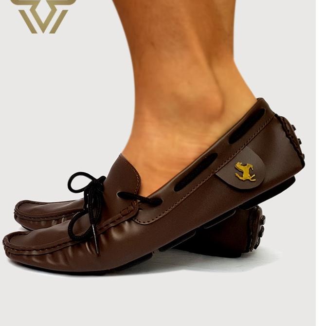 XIA Mr darwis Gold horse slip on pria kulit mr002 2020