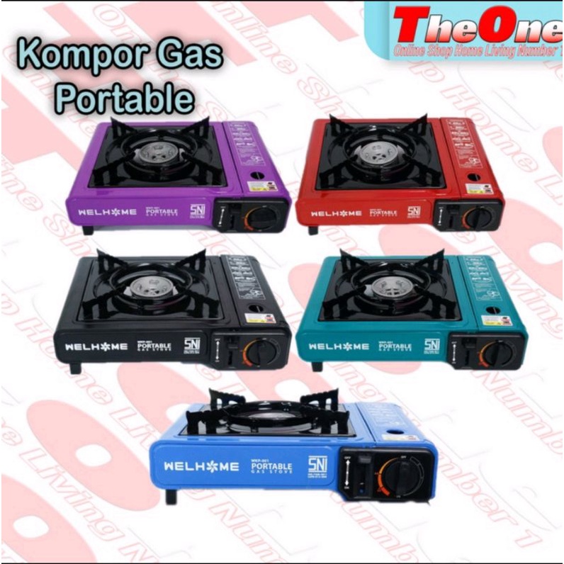 WELLHOME Kompor Gas mini Portable / Kompor Gas 1 tungku