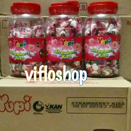 

504Omekho Permen Yupi Kemasan Toples (Jar) Isi 125 Pcs Jy60Jhh