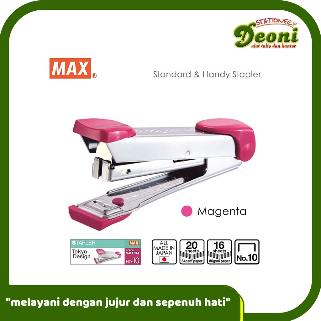 

MAX Stapler HD-10 Magenta