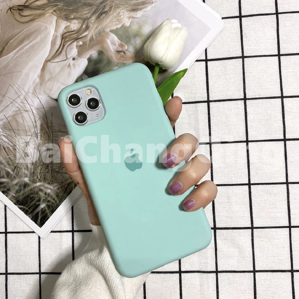 Casing Case Motif Langit Biru/Hijau/Biru/Ice Sea/Lilac Untuk Iphone 11 Pro Max 6 6s 7 8 Plus Xr Xs Max