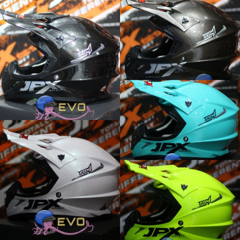 PROMO HELM JPX CROSS SOLID GLOSS + GOOGLE SNAIL MX 36 (ONGKIR TERMURAH 2 KG) HELM JPX PUTIH SOLID PAKET GANTENG HELM JPX TERBARU