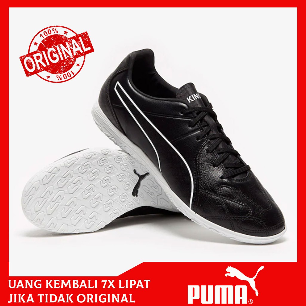 Sepatu Futsal Puma King Hero IT Black/White 105673-01 Original BNIB