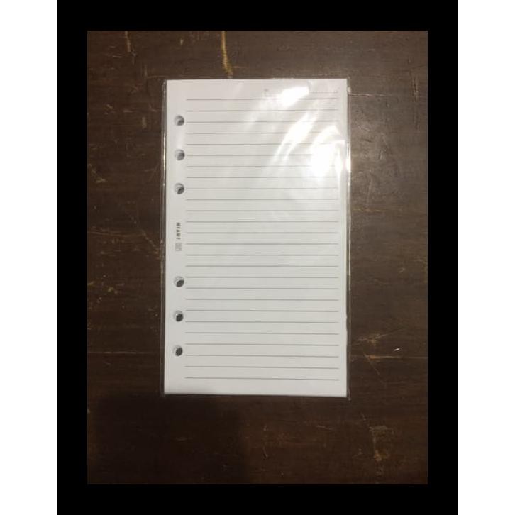 

NEW EDITION !!! REFILL NOTES ORGANIZER LUBANG 6 UKURAN B6 SD144