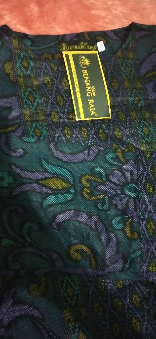 Benang Raja Tunik Batik Wanita Lengan Panjang Ukuran M L Xl
