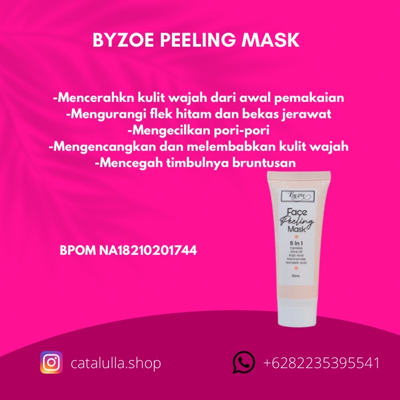 Byzoe Peeling Mask