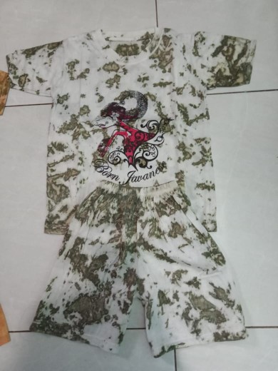 Setelan Kaos Batik Cewek/cowok