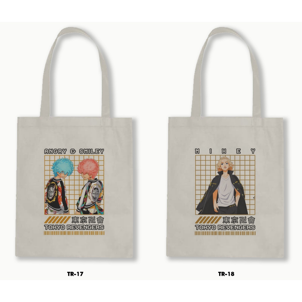 TOTE BAG BLACU - TOKYO REVENGERS / ANIME / MANGA 01