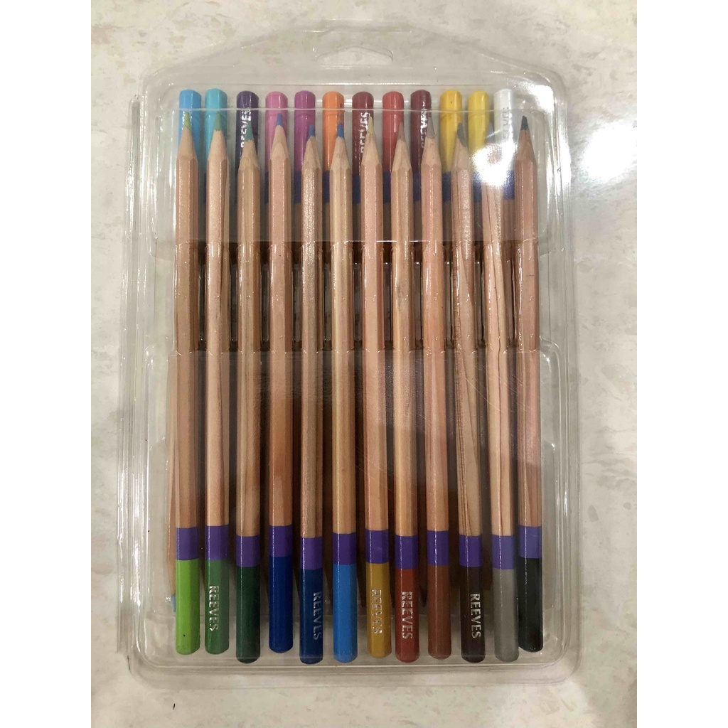 pensil warna premium reeves 24 warna