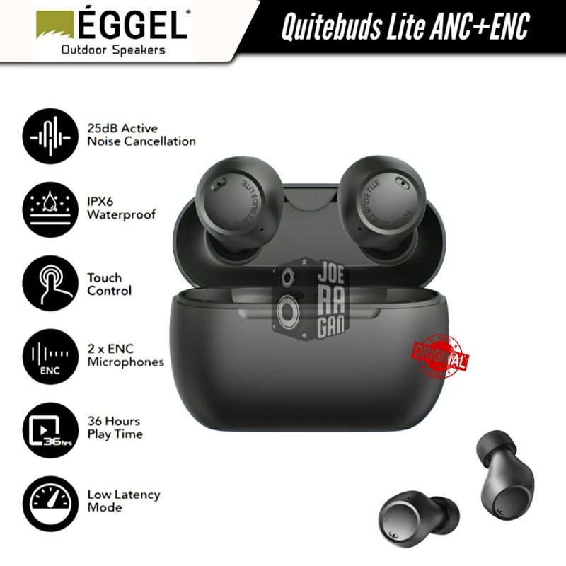 Eggel QuietBuds Lite ANC + ENC TWS Bluetooth Earphone with Gaming Mode
