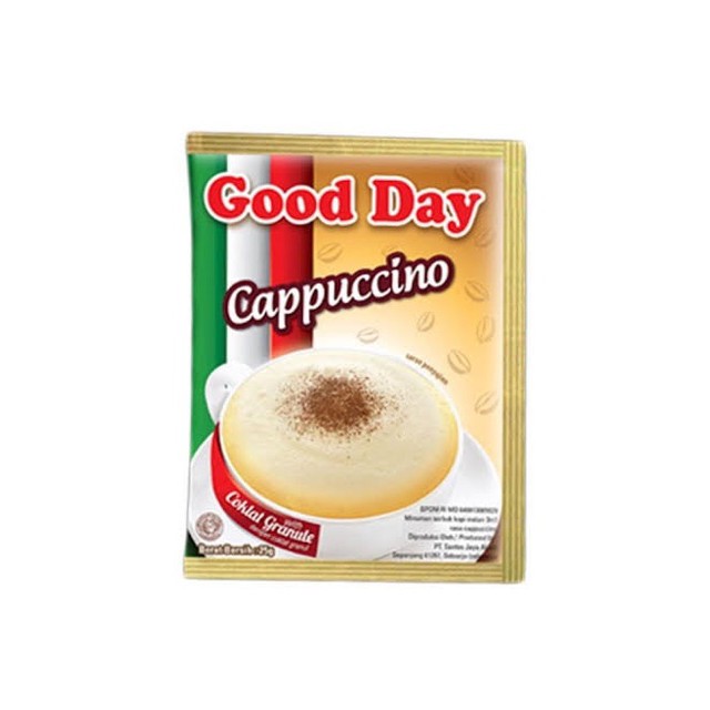 

GoodDay Cappucino isi 10 Sachet (@25gr)