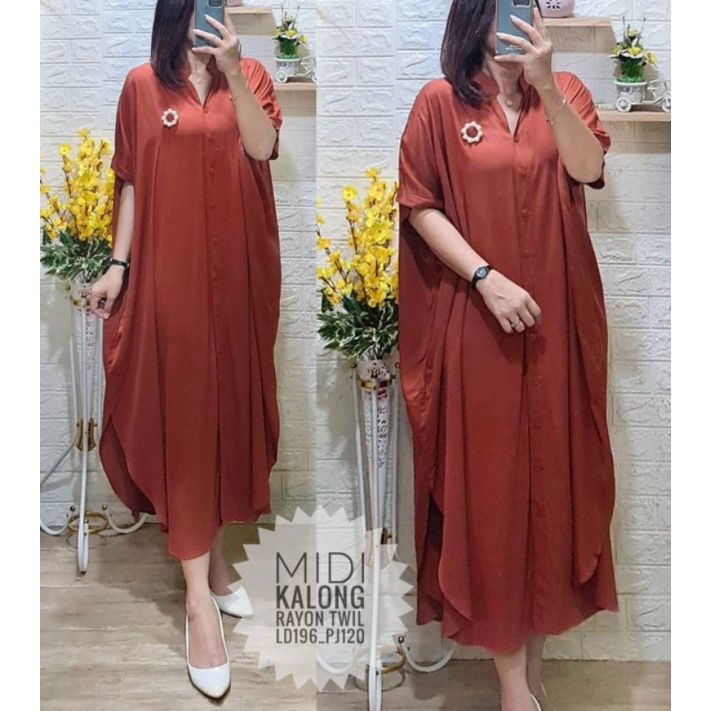 MIDI KALONG // KAFTAN BATWING POLOS// MIDI KALONG PREMIUM// KALONG JUMBO// TUNIK KAFTAN BATWING// KALONG JUMBO// GEMILANG CLOTHING