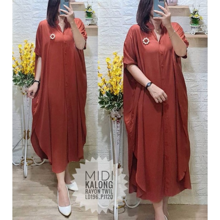 MIDI KALONG // KAFTAN BATWING POLOS// MIDI KALONG PREMIUM// KALONG JUMBO// TUNIK KAFTAN BATWING// KALONG JUMBO// GEMILANG CLOTHING