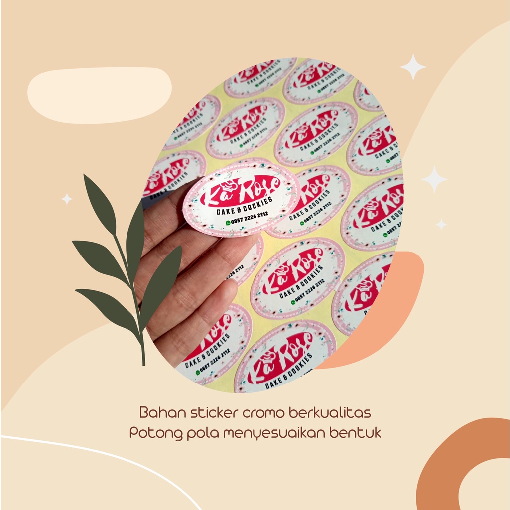 

CETAK STIKER UKURAN A3 PLUS UNTUK LABEL MAKANAN MINUMAN KUE OLSHOP PRINT CUT