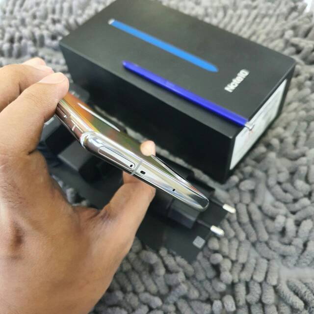 Samsung Note 10 aura glow internal 256gb fullset original-6