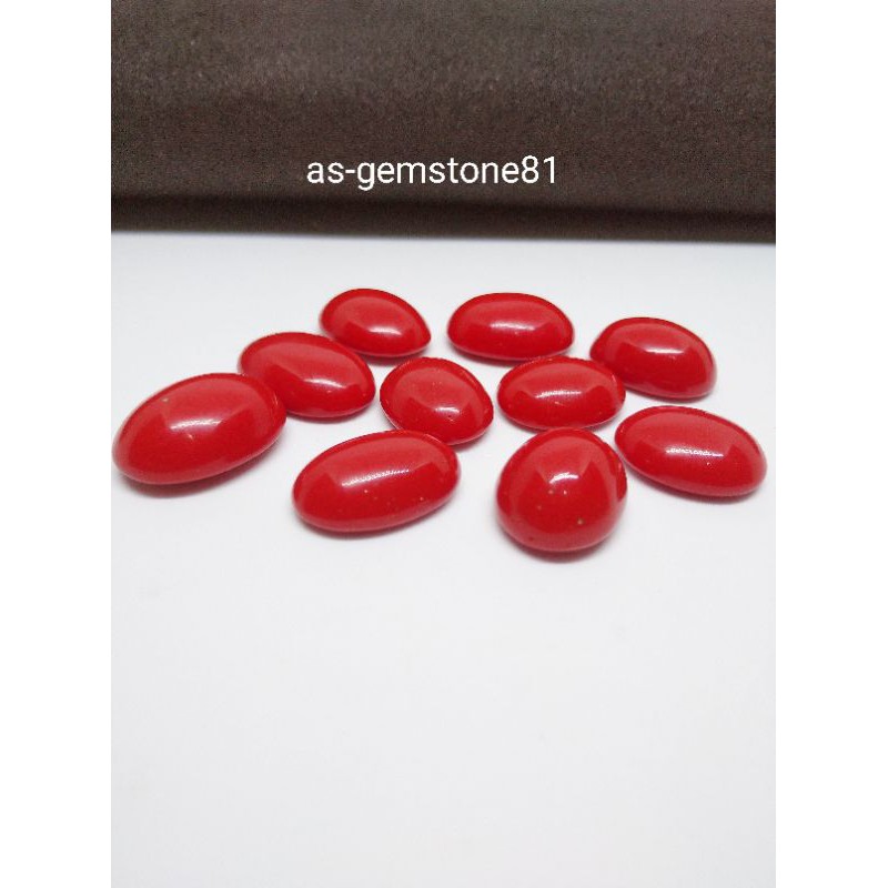 Batu Akik Marjan Merah Merona