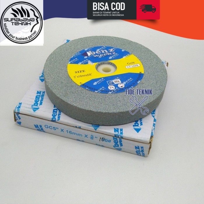ST - Batu gerinda gurinda duduk 5 inch asah Pisau duduk Benz Hijau GC 100