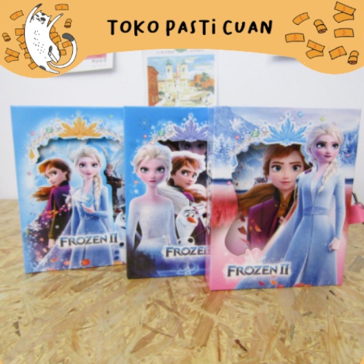 

buku gembok karakter frozen disney keperluan sekolah anak buku tulis memo lucu imut keren unik fancy bisa COD termurah import