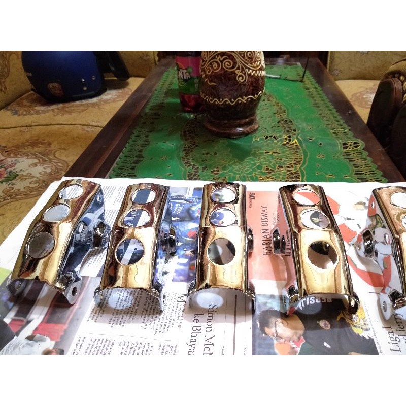 COPOTAN MOTOR PANGKON MESIN MEGAPRO SUDAH CRHOME