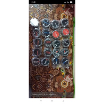 Dop roda tutup velg racing 6,5cm