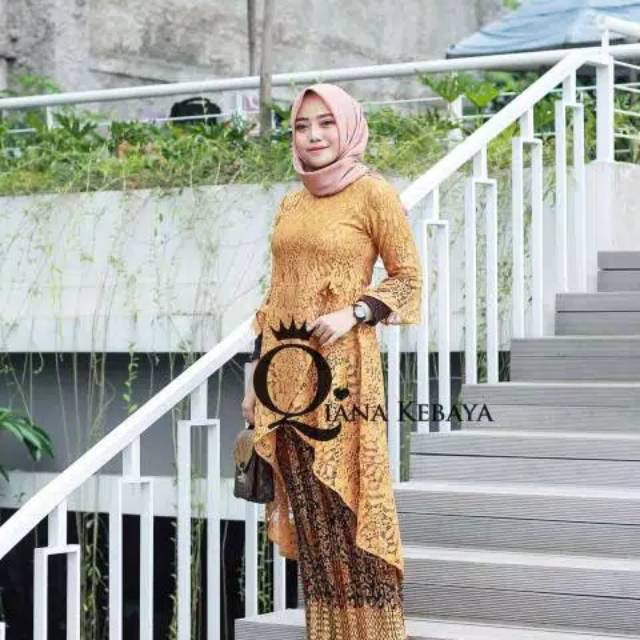 Setelan kebaya Brokat Srikandi terbaru