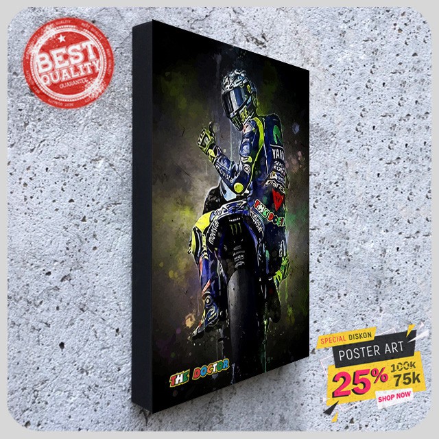 Hiasan dinding - Pajangan Poster - Poster GP Rossi - Dekorasi dinding - Wall decor 304509FHZ