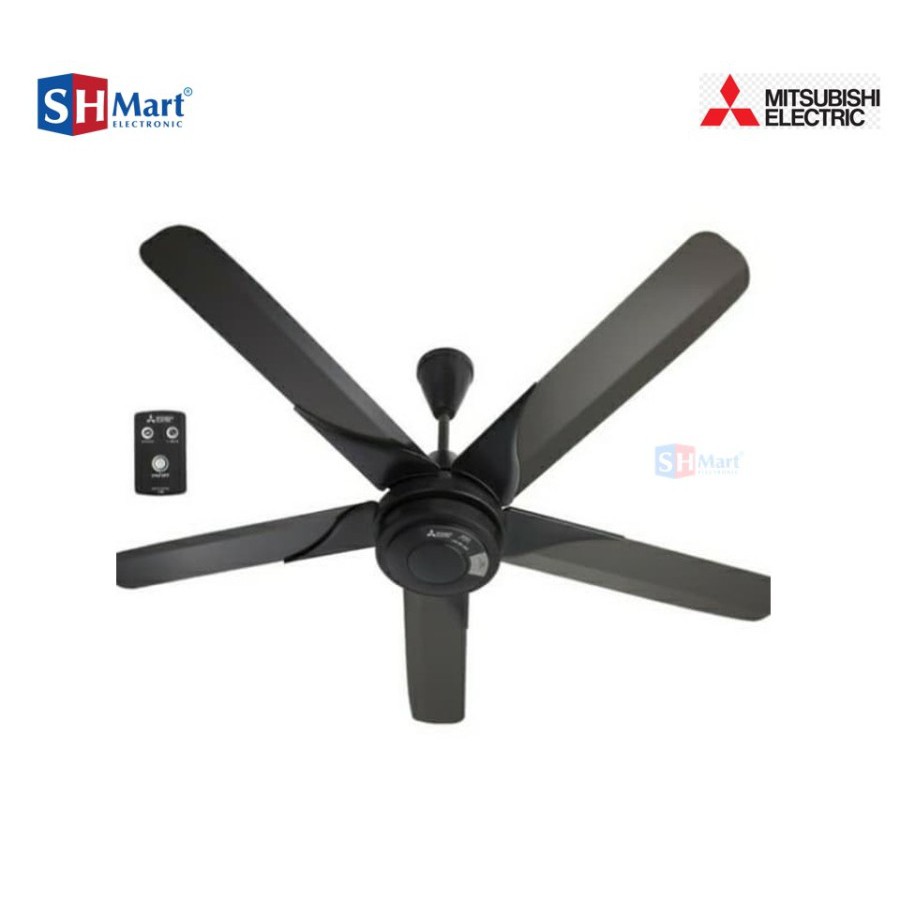 CEILING FAN 5 BLADE MITSUBISHI C56-RQ5-REMOTE - GARANSI (MEDAN)