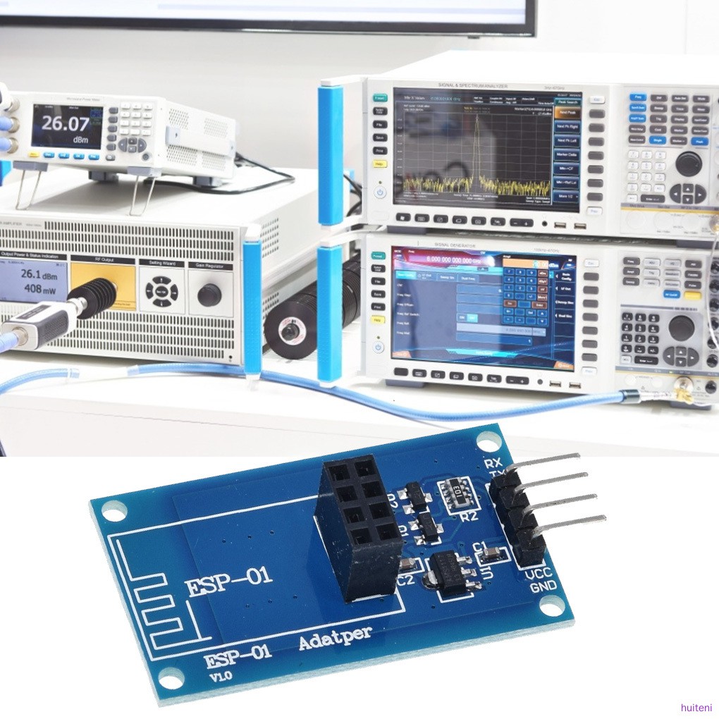 Modul Papan Sirkuit Adapter Wifi 3.3v 5c Esp 01 Serial Untuk Uno / Uno R 3 Huiteni