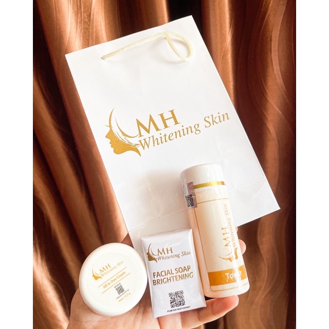 MH Whitening Skin Bpom & Halal (Cream Sepaket)
