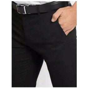 Celana Pria Formal Panjang Cardinal Hitam Bahan Twiss Teflon