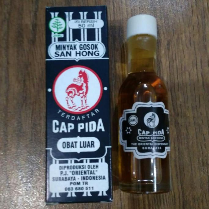 Ready...Ready...Ready...] MINYAK GOSOK SANHONG CAP PIDA 50ML - MINYAK SANHONG 50ML
