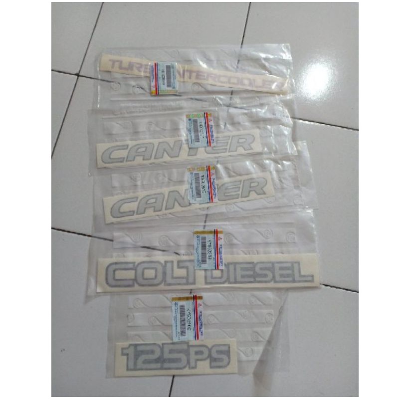 sticker/stiker coltdisel ps125 set 6 biji original 100%