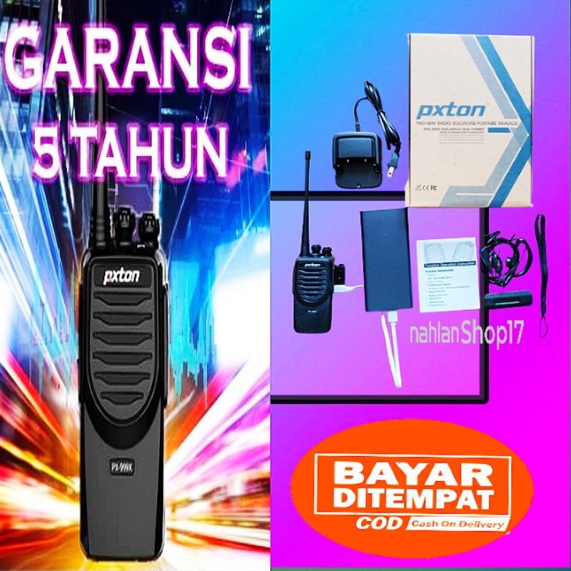 PROMO HT PXTON PX999X BONUS HEADSET ORIGINAL TERLARIS TERBARU BKN BAOFENG BF-888S HT