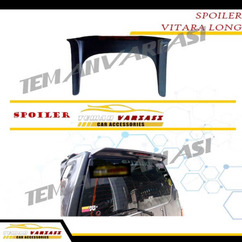 SPOILER SAYAP BELAKANG LAMPU TOPI BELAKANG MOBIL SUZUKI VITARA PANJANG LONG EPOXY