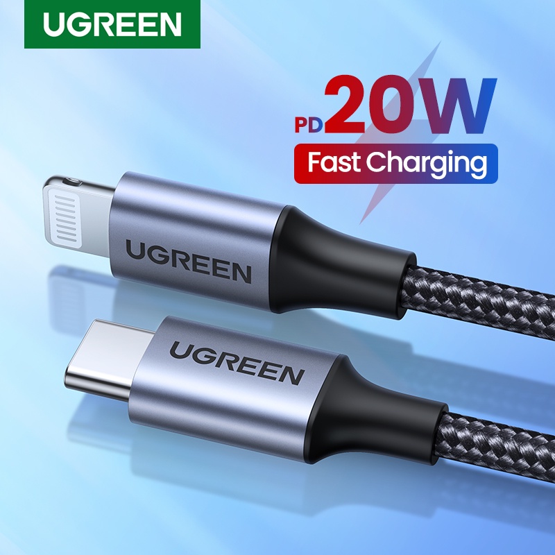 UGREEN MFi USB C to Lightning Braided Cable Data Charger iPhone 13