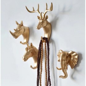 Gantungan Dinding Wall Hanging Hook Model Antlers Head