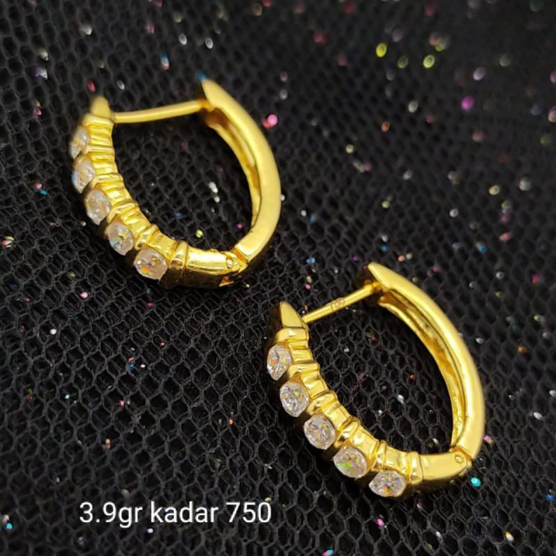 Anting Emas 17 K - 3.9gr Kadar 750 - 2983