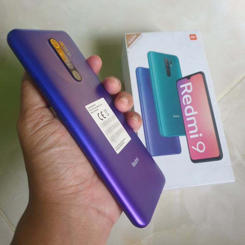 Redmi 9 3/32 mulus istimewah lengkap