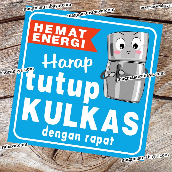 

STICKER HARAP TUTUP KULKAS - STIKER HEMAT ENERGI