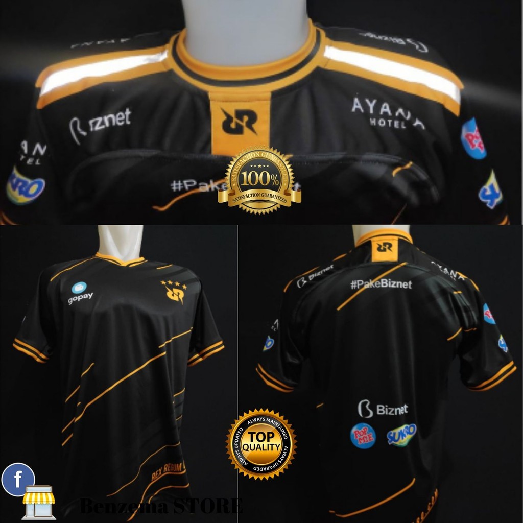 JERSEY RRQ  2020 NEW / JERSEY KAOS TEAM RRQ 2020 BENZEMA CLOTHING