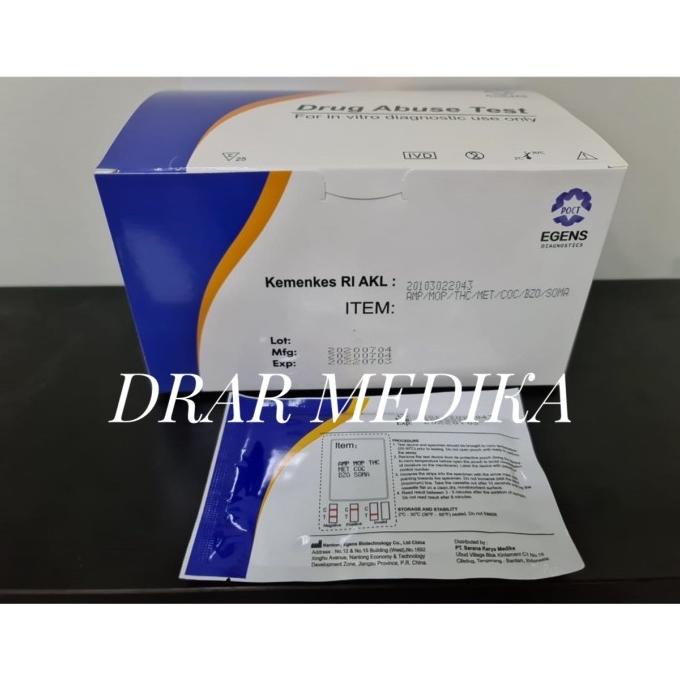 Tes Narkoba- 7 Parameter / Drug Tes / Multi 7 Soma Egens Isi 25 Te Termurah