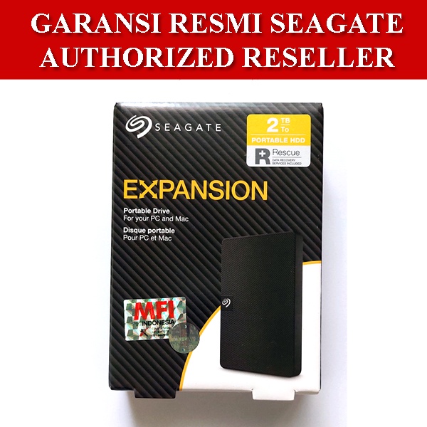 Hardisk Eksternal Seagate expansion 2tb Garansi Resmi MFI