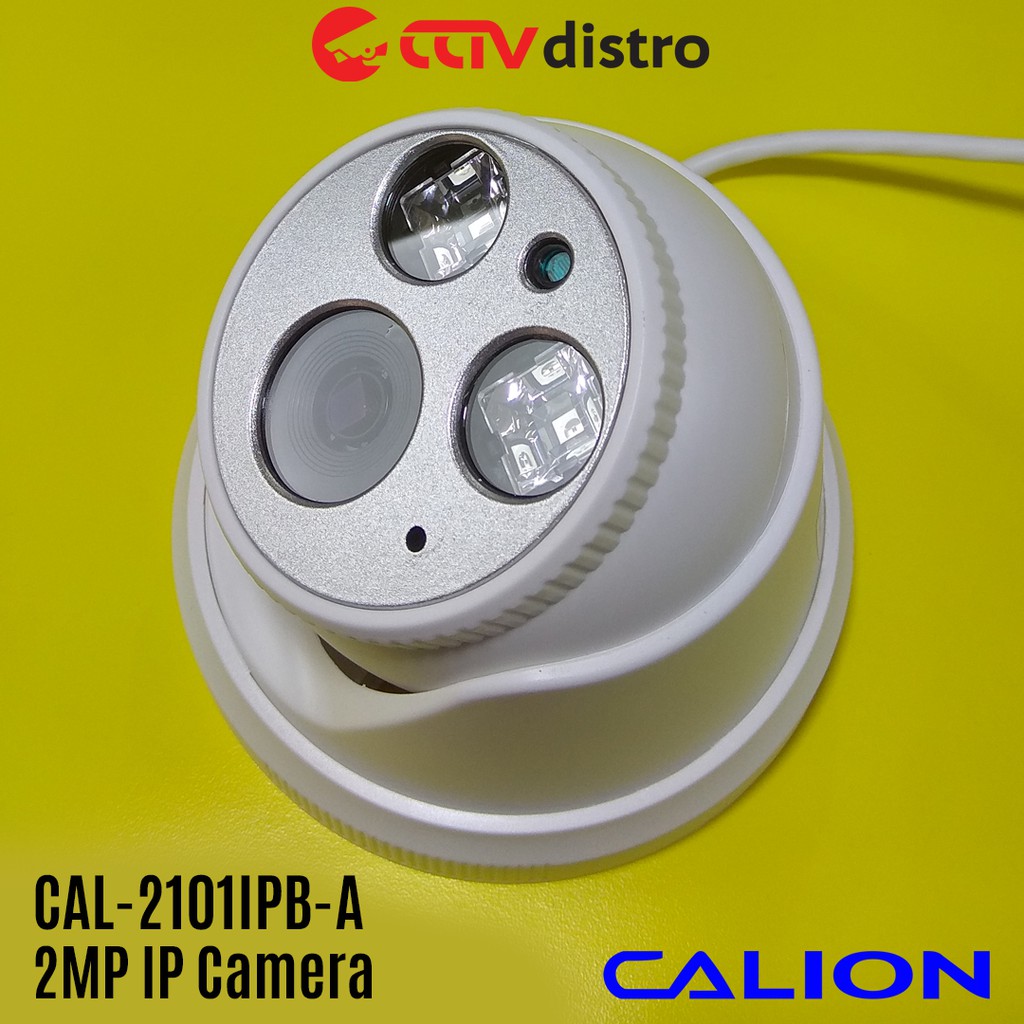 CCTV IP Camera Indoor Dome 2MP Full HD 1080P Infrared Night Vision &amp; Audio | CAL-2101IPB-A